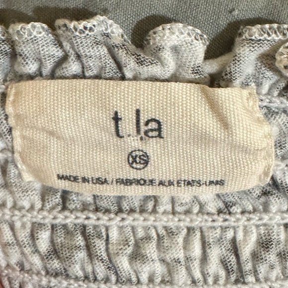 T.La Anthropologie Jia Smocked Tube Top. Size XS EUC - Picture 6 of 8